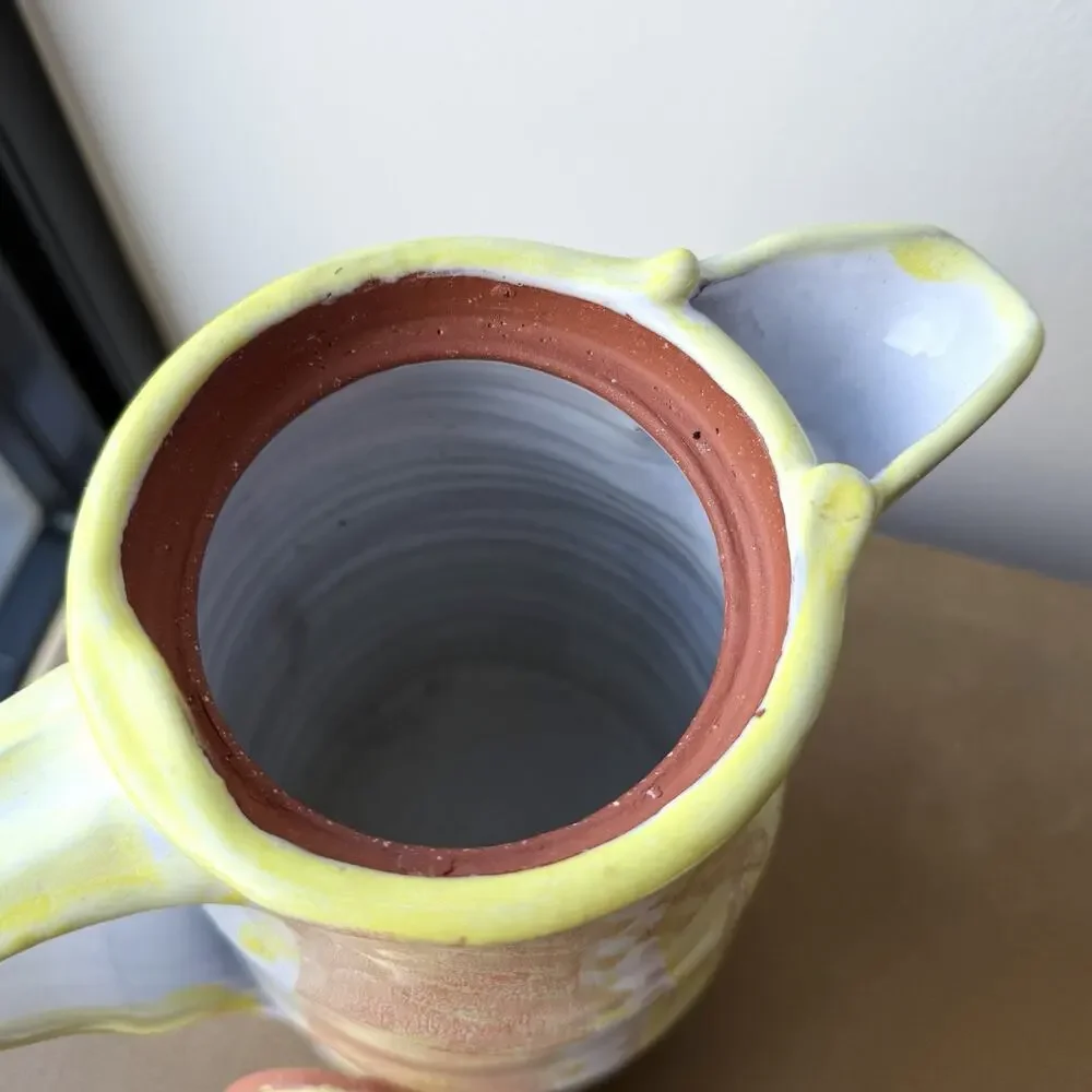 Diane Kenney Pottery Pitcher Jug With Handle 10